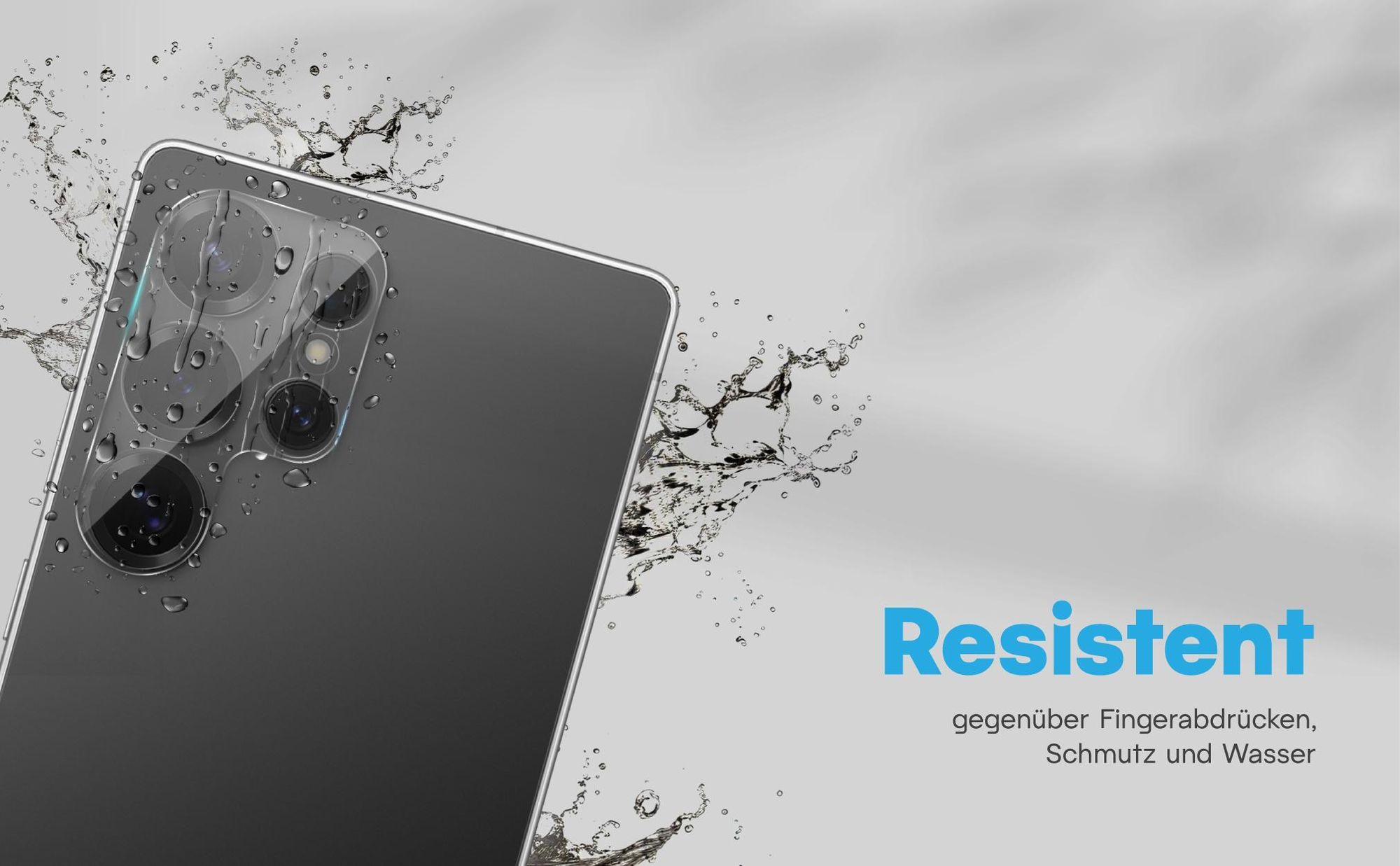 Zweierpack Kameragläser für Samsung Galaxy S25 Ultra - Resistent gegen Fingerabdrücke