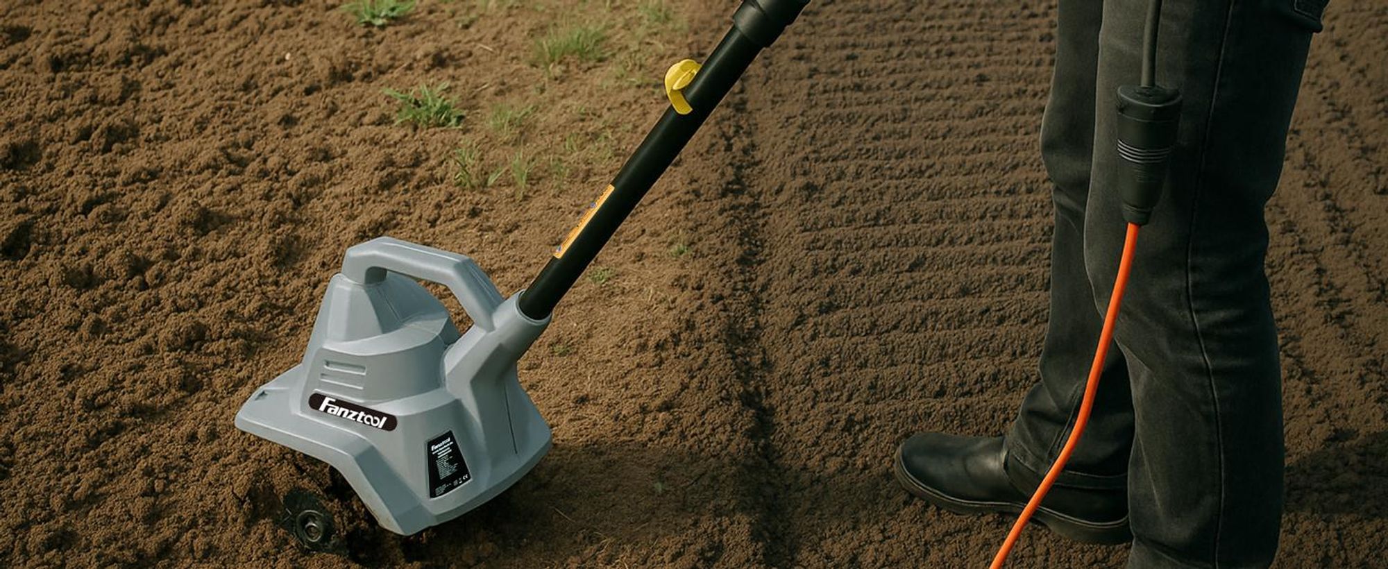 Gartenfräse Motorhacke Bodenhacke 300W | 19 cm Arbeitsbreite | 15,5 cm Tiefe