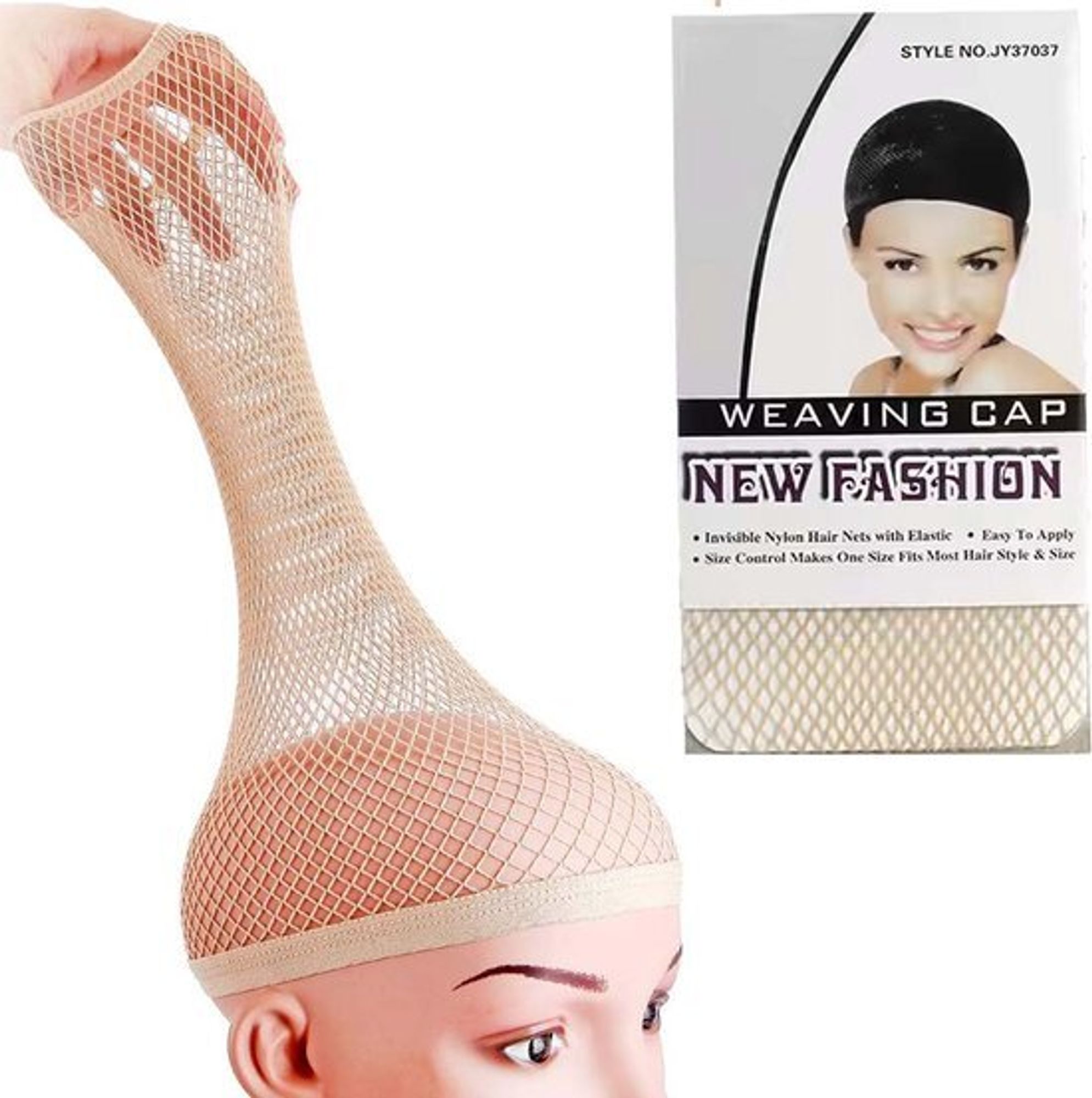 SassyGoods Haarhaube Haarnetze Perückennetz Haarnetz Perücke Elastisches Dehnbares Haarnetz – 2 Stück