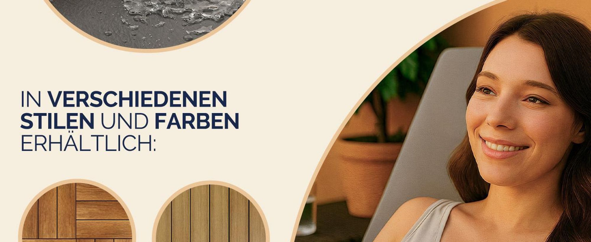 CASARIA® Holzfliesen FSC®-zertifiziertes Akazienholz 4m² Fliese Akazie Mosaik 30x30cm Klicksystem zuschneidbar Terrasse