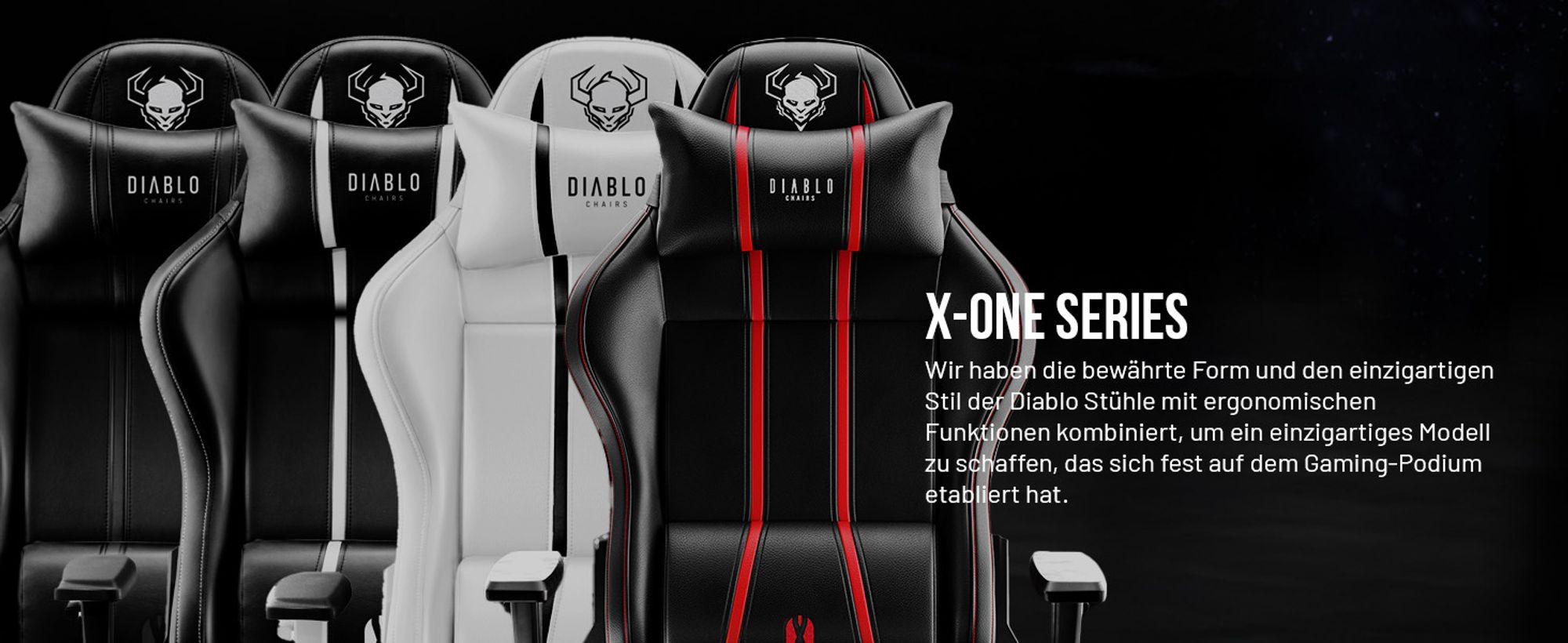 Diablo X-One 2.0 Gaming Stuhl Bürostuhl Schreibtischstuhl Verstellbare Armlehnen Ergonomisch Nacken/-Lendenkissen Farbe: Schwarz-Weiß, Größe King