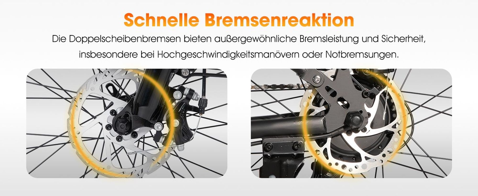 Hiland 27,5-Zoll-E-Mountainbike für Erwachsene, 250-W-Motor, 10,4-Ah-Akku, 7-Gang-Schaltung, mechanische Scheibenbremsen, Federgabel für das Gelände