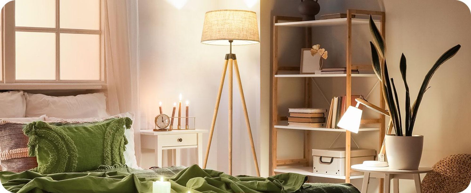 EDISHINE Stehlampe Dimmbar mit Fernbedienung&Glühbirne, mit 1H-Timer, Stehleuchte mit Fußschalter