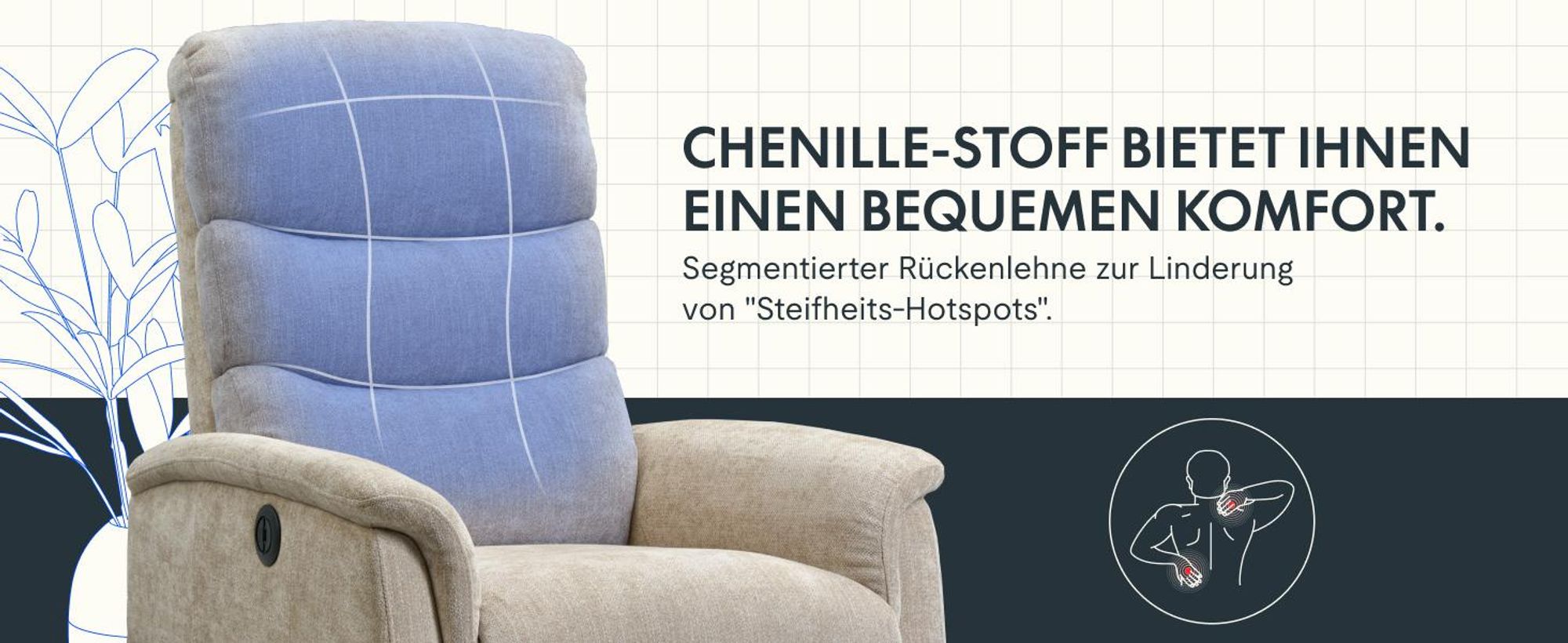 FLEXISPOT XL3 Pro Elektrischer Massagesessel mit Heizfunktion, Aufstehhilfe, USB-Anschluss, Fernbedienung und Seitentasche für Senioren (Beige)