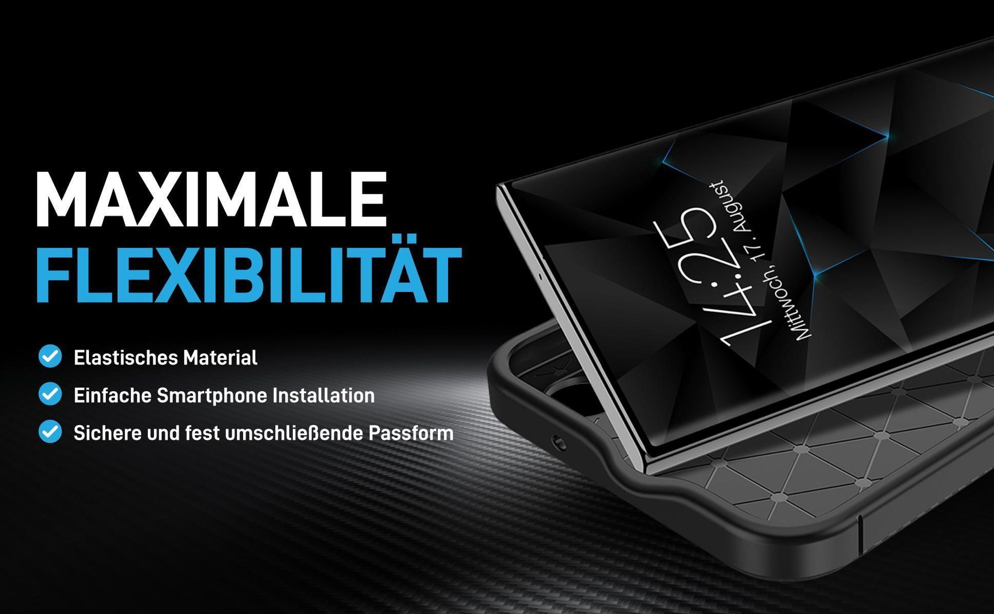 Flexbiles Smartphone Cover für Samsung Galaxy S22 Ultra mit perfekter Passform