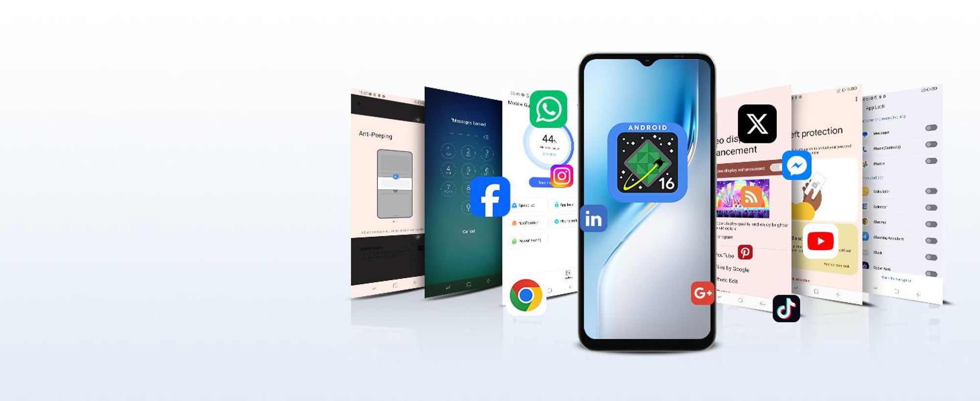 Smartfon DOOGEE Note56X Pro, Android 16, ekran 6,56" 90Hz, bateria 6150mAh, pamięć 32GB+128GB, 4G, aparat 13MP, NFC, czytnik linii papilarnych, OTG, bez umowy
