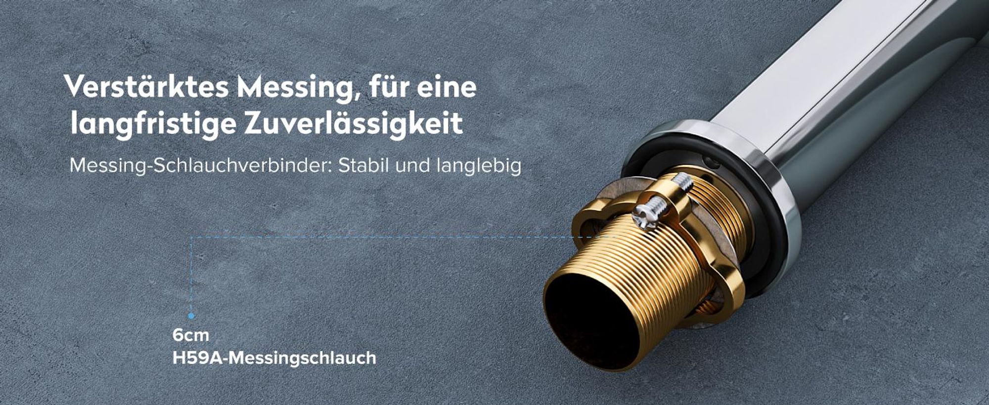 doporro Wasserhahn Bad Waschtischarmatur mit Auslaufhöhe 131mm Vollmessing-Körper Mischbatterie für Waschbecken Armaturen Badarmatur Silber 1190