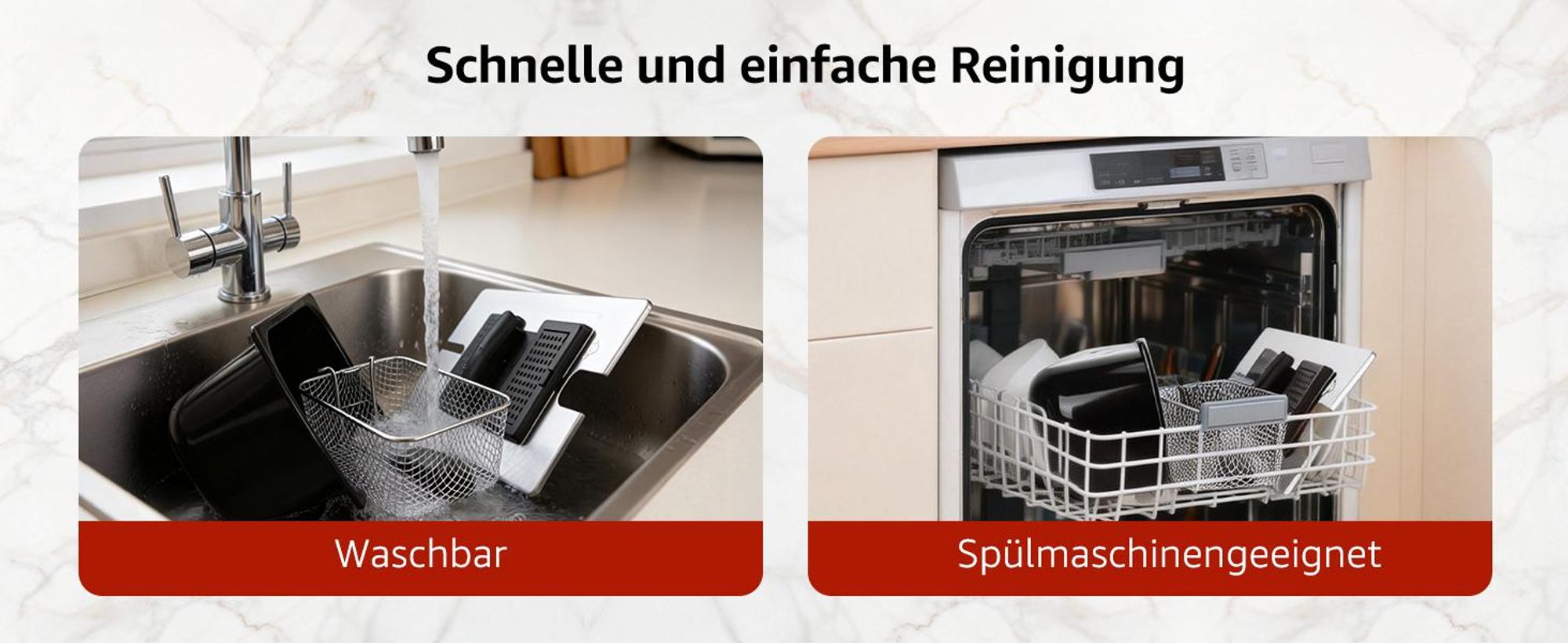 Aigostar - Semi-professionelle Fritteuse, Edelstahl, 2200W, 3L, Transparenter Deckel, Herausnehmbare Innenpfanne, Einstellbarer Thermostat