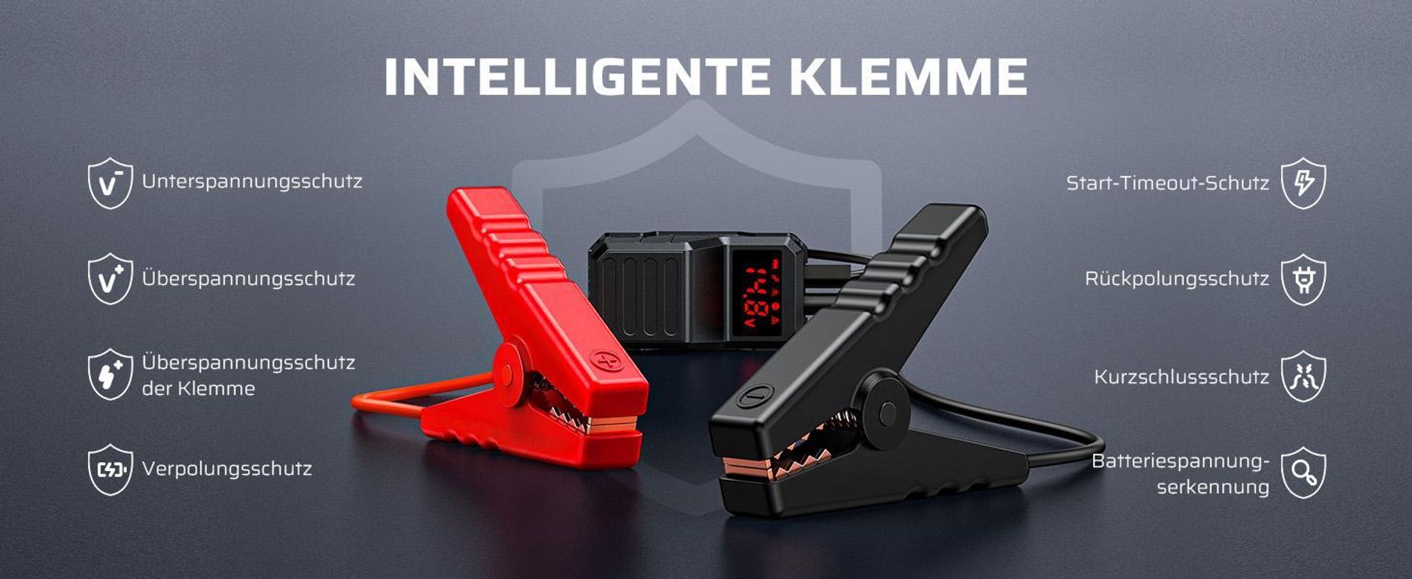 AFERIY GK03 Štartovací zdroj 2000A | 27500mAh Sodíkovo-iónový Jump Starter