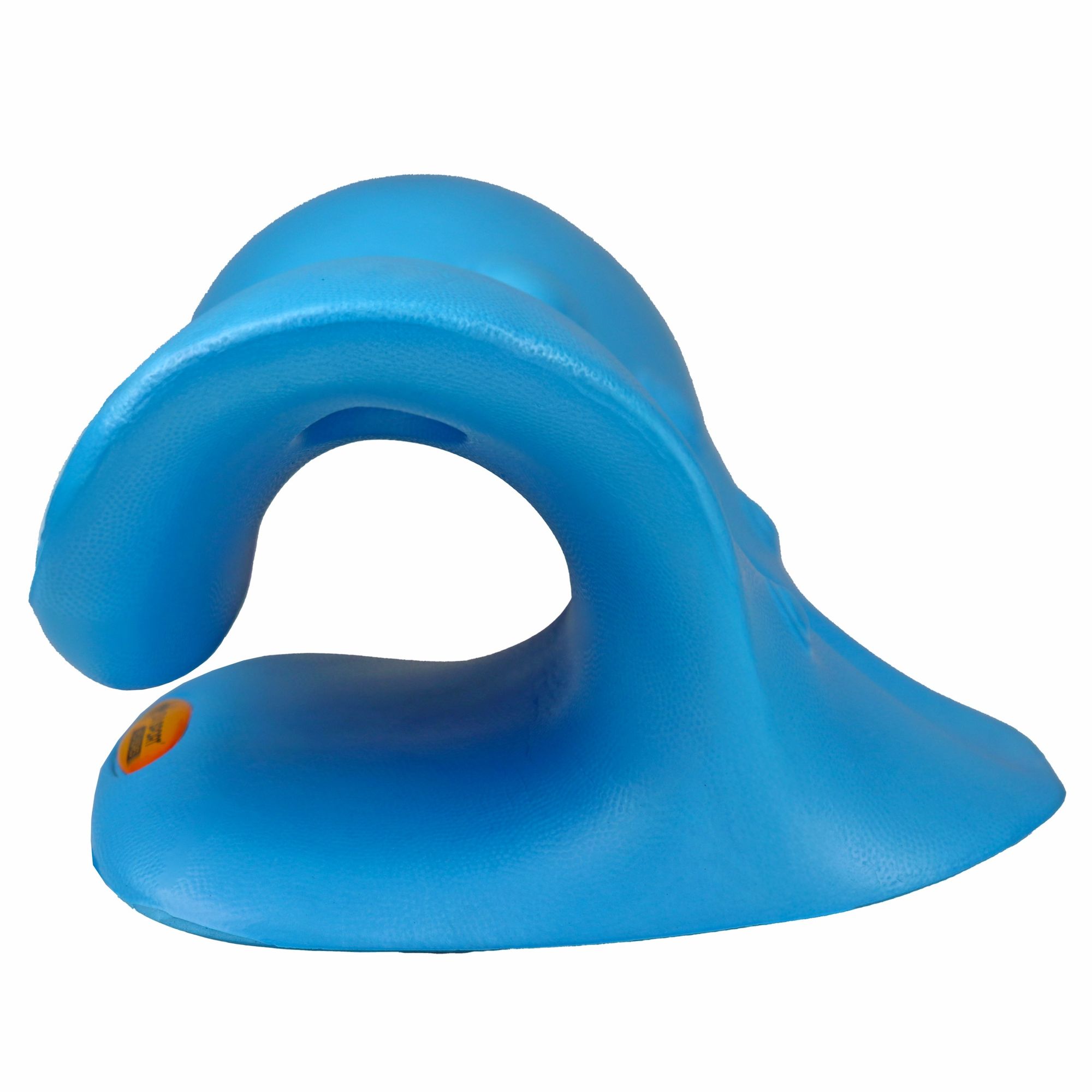 Nákrčník a masážní polštářek pro relaxaci, ergonomická pomůcka při bolestech krku, korekce krční páteře pomocí masážních bodů, EVI SPORT Blue