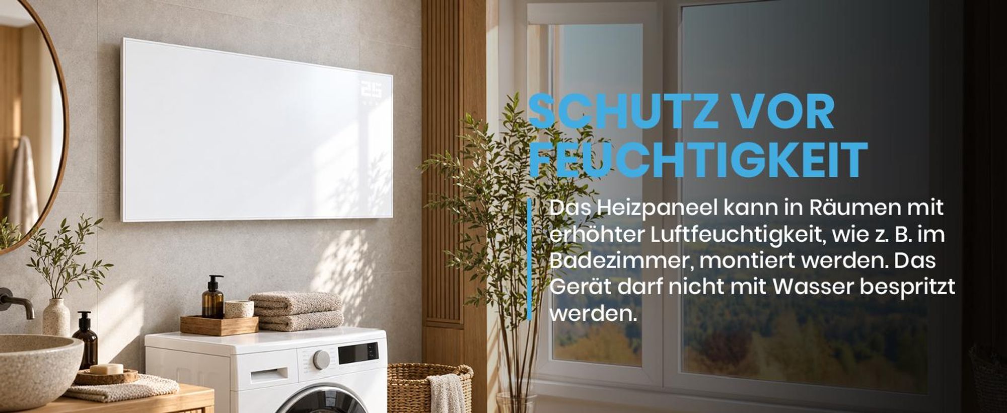 Infrarotheizung mit Fernbedienung Maltec WIFI APP 770W Thermostat Timer Heizplatte Heizkörper Heizpaneel Standgerät Wandmontage Konvektor Heizung