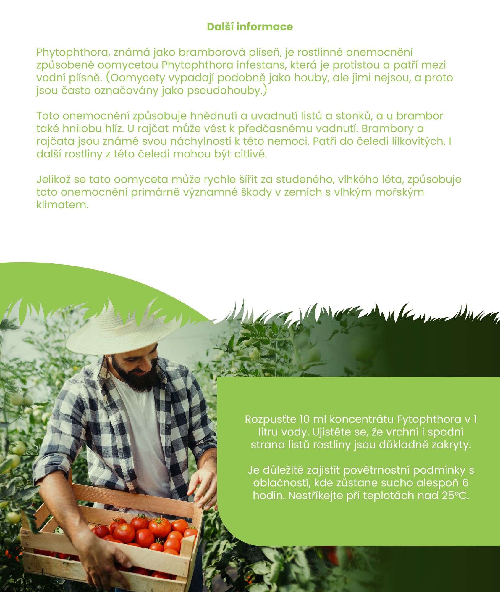 Koncentrát Phytophthora – 1000 ml na 1000 m2 - Organifer