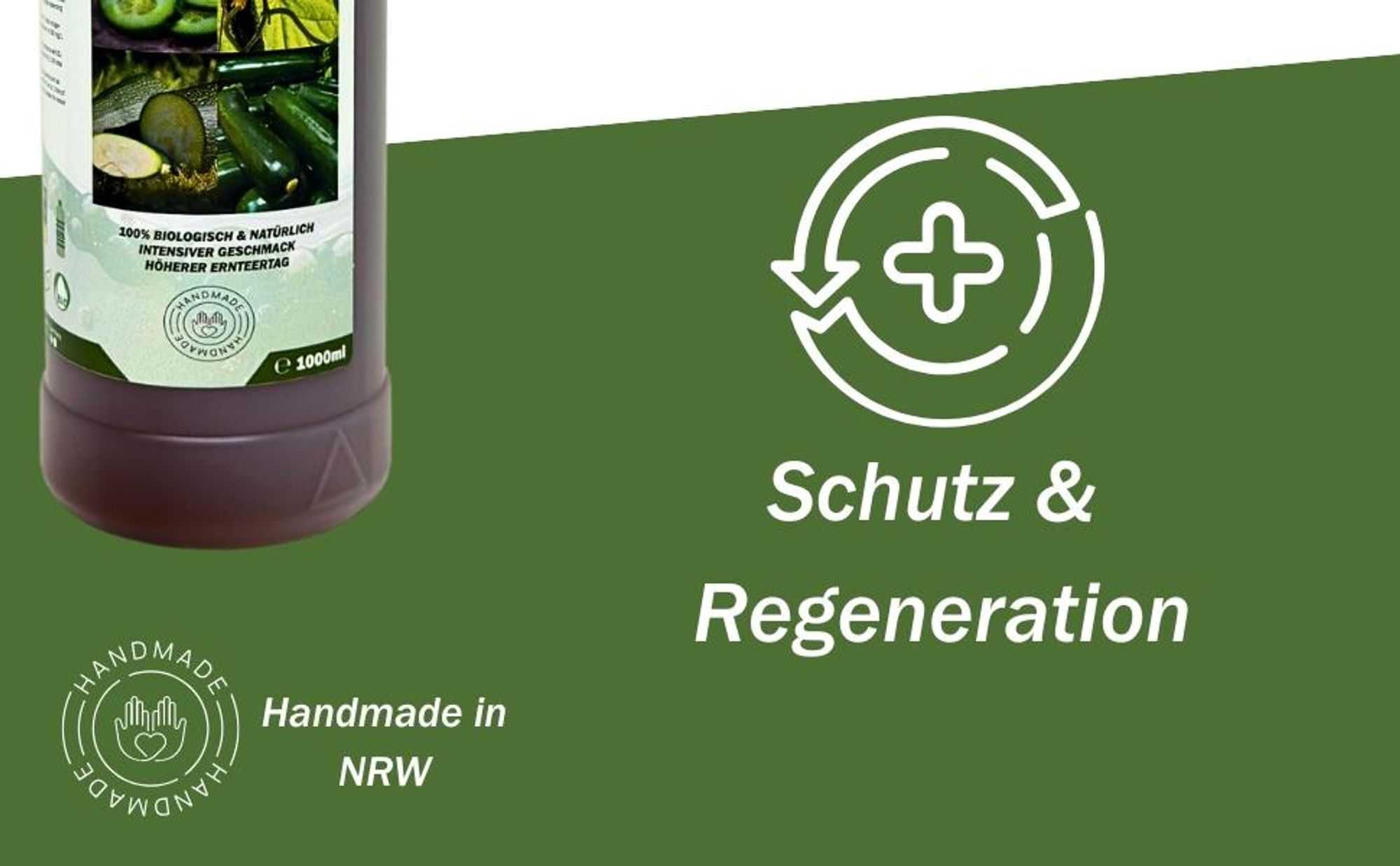 GreenPanda Gurken & Zucchini Dünger - Phosphor Kalium Dünger - Intensiviert Geschmack & Ernte! 1 Liter Gurkendünger - Zucchinidünger