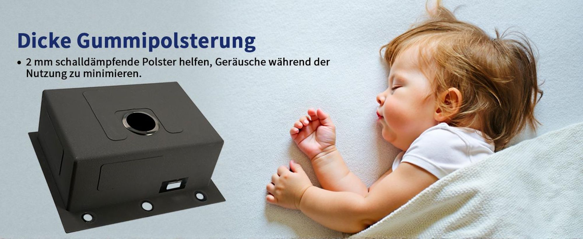 Spülbecken Schwarz 55×45 cm – Edelstahl Küchenspüle mit Pop-Up Abfluss, Armatur Set & komplettem Zubehör, Einbauspüle für Unterschränke ab 60 cm