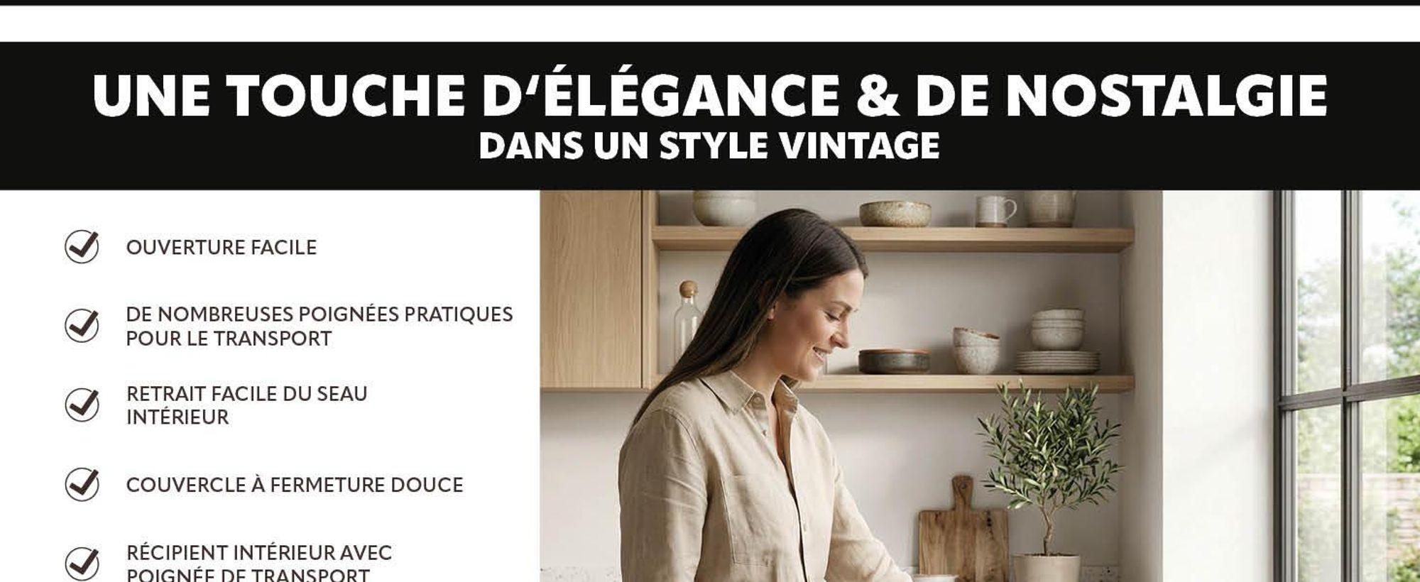 Poubelles dans différents espaces de vie