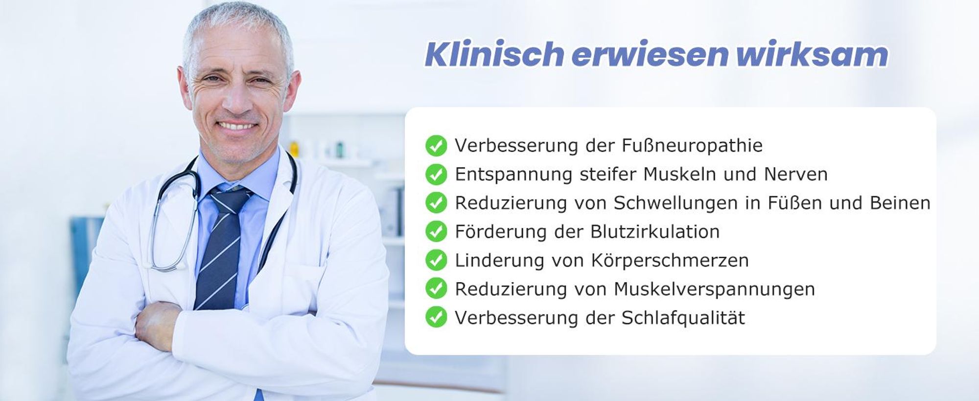 EMS Durchblutungsstimulator Fußmassagegerät | Reizstromgerät gegen Neuropathie & Schwellungen | Inkl. 4 TENS-Pads für Füße & Beine