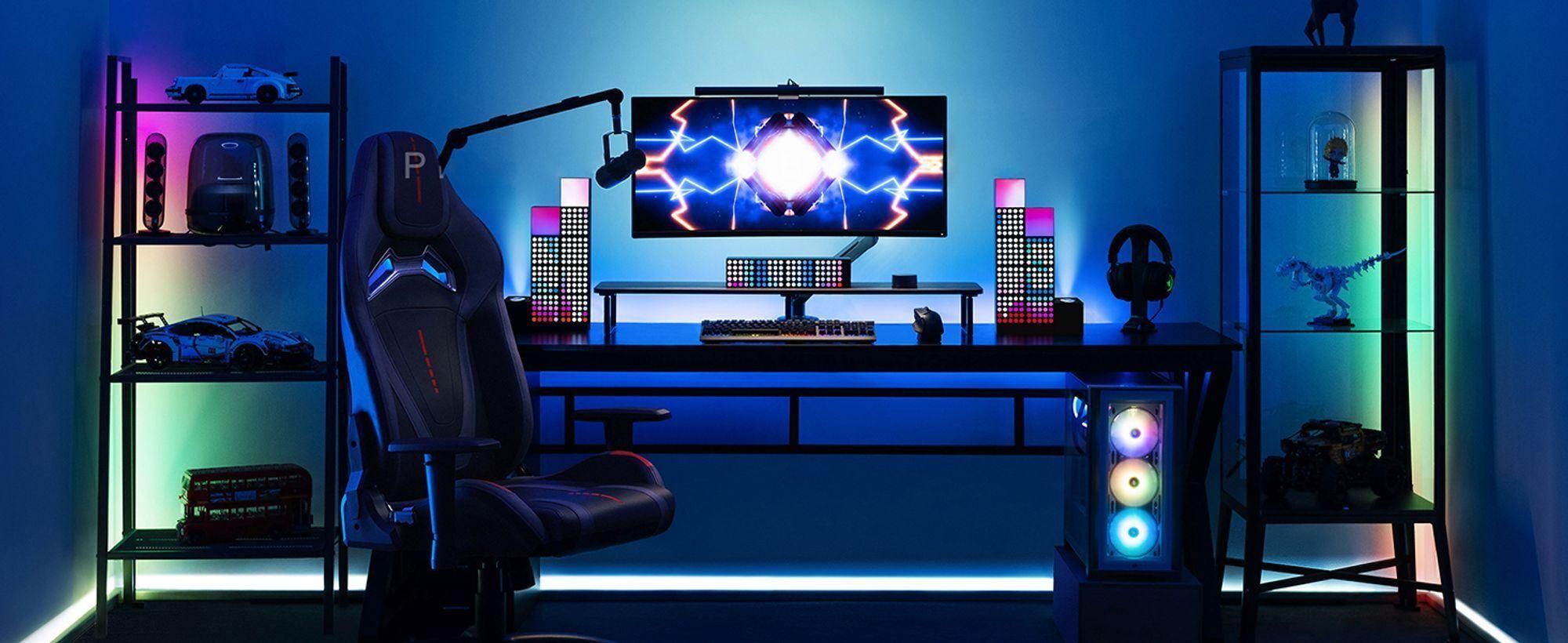ZMH LED pásek 10 m LED pásek Party Gaming Dekorace RGB světlo Samolepící TV podsvícení TV osvětlení s dálkovým ovládáním Smart Dimmable Music Sync pro místnost