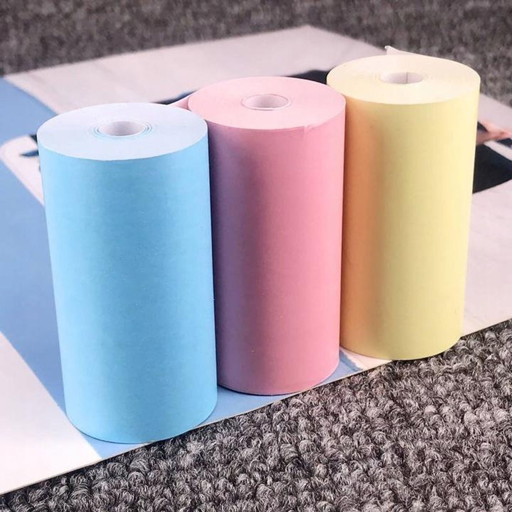 3 x Thermopapier-Farbrollen für Kamera/Fotodrucker