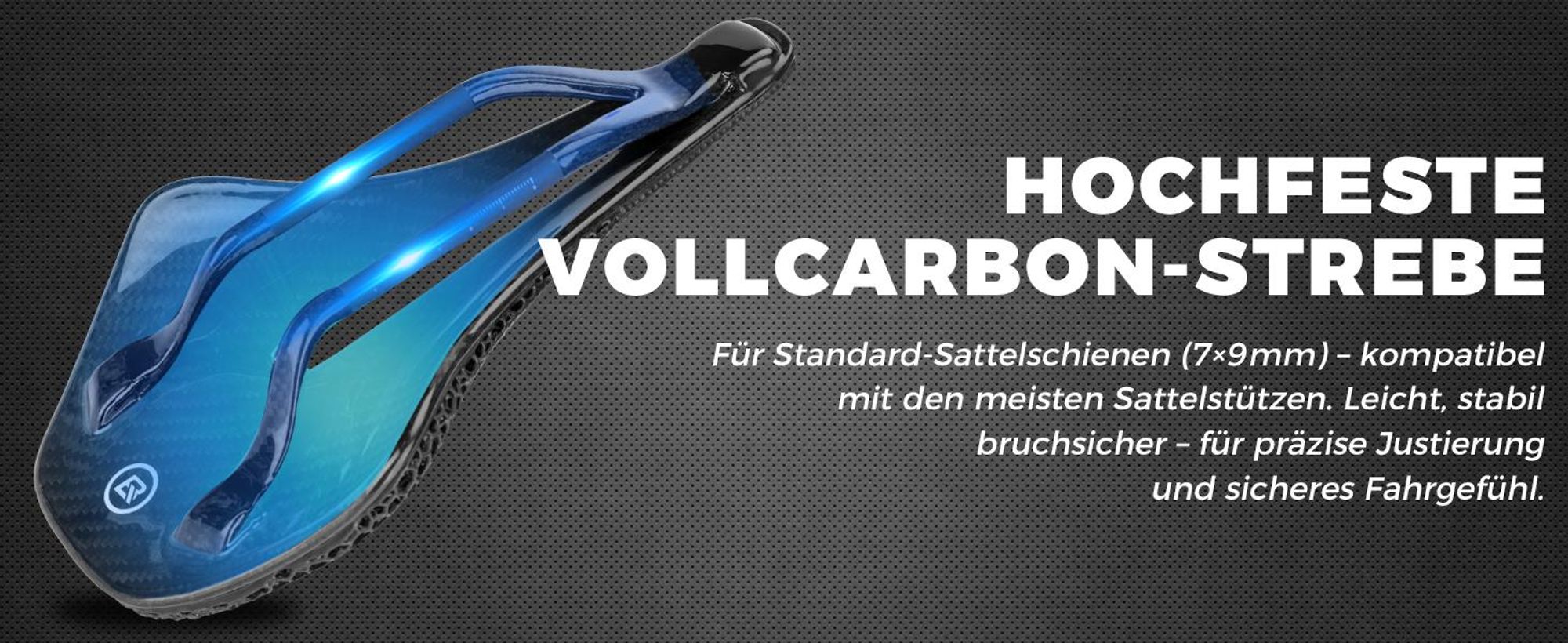 ROCKBROS Fahrradsattel 3D Druck Bequem Weich Carbon MTB Sattel Ergonomisch Für Herren Damen Rennrad Gravel E-Bike