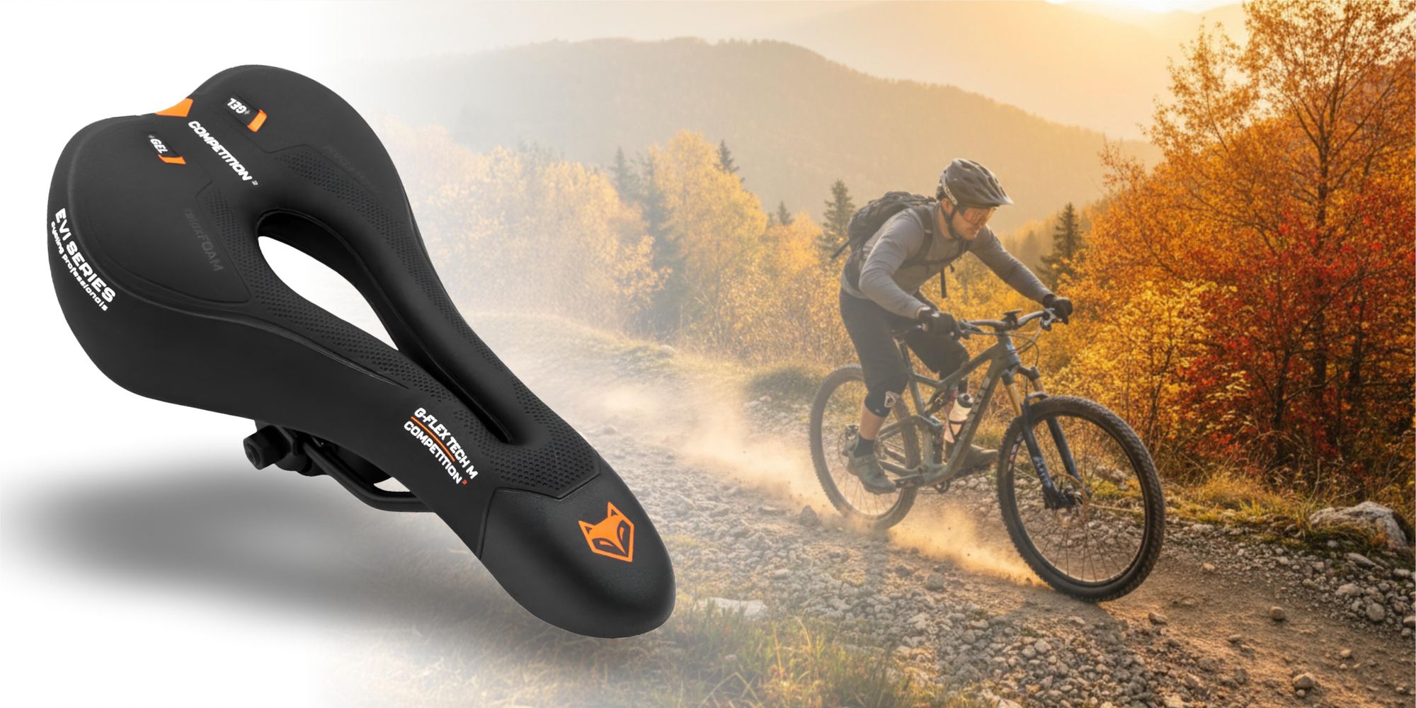 Komfortní Měkké Gelové Sedlo Na Kolo Mtb Velikost M Ergonomický Tvar Účinně Tlumí Nárazy A Zajišťuje Pohodlnou Jízdu Bez Bolesti I Na Dlouch Výletec