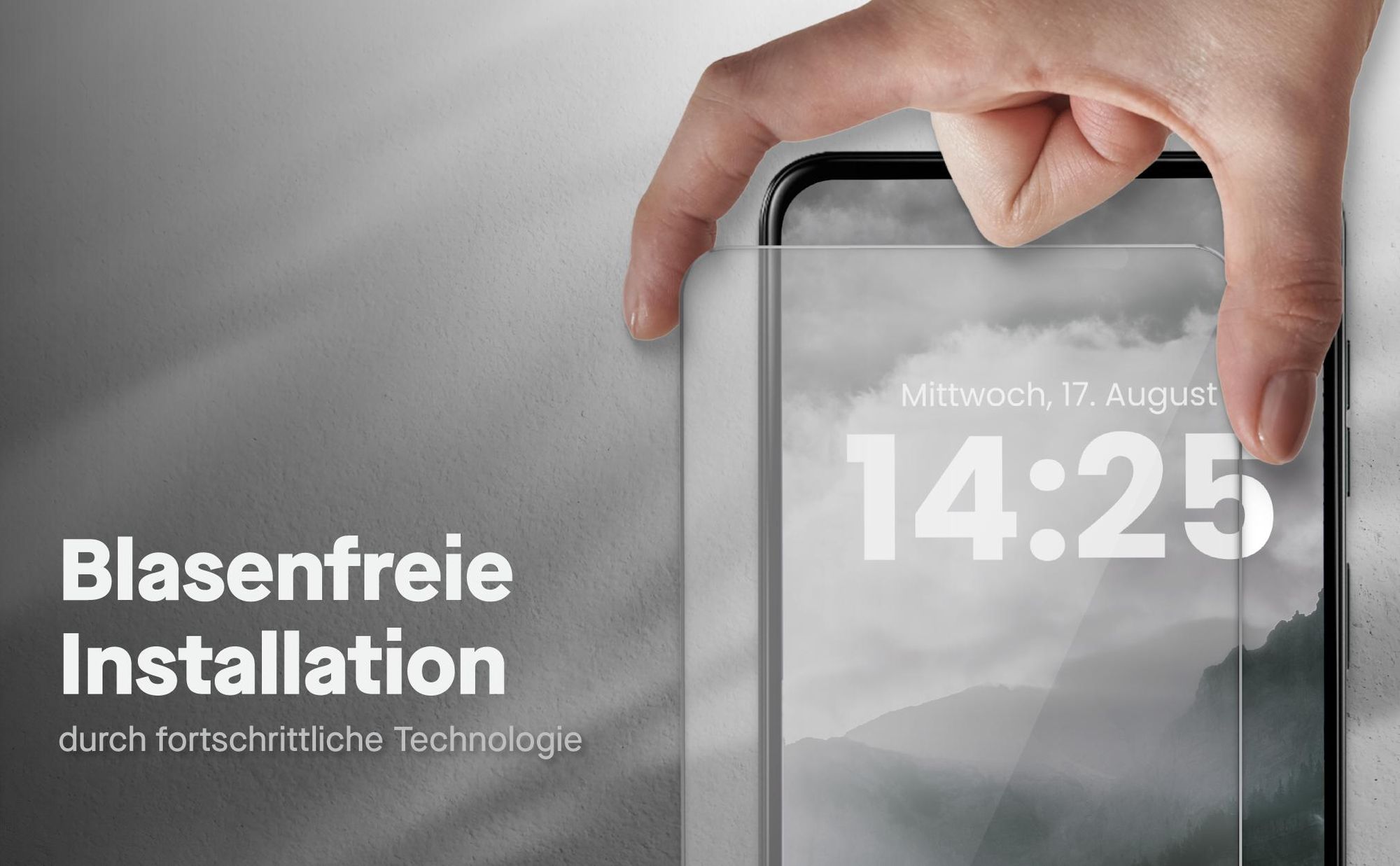 Zwei Stück Panzerfolie für Motorola G55 5G für Schutz gegen Kratzer, Staub und Schmutz