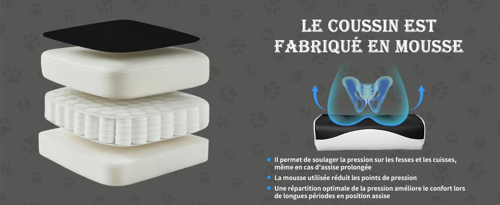 Chaise de gaming Puluomis avec repose-pieds, fauteuil de bureau, siège de chef, chaise de bureau, siège de course, ergonomique, pivotante, réglable en hauteur, design noir et blanc