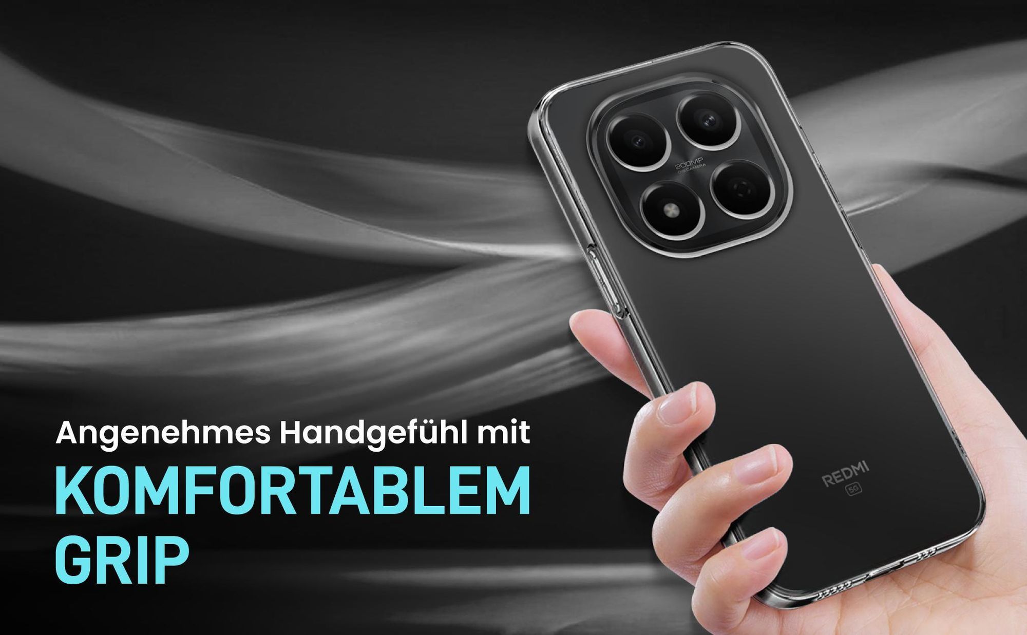 Case für Xiaomi Redmi Note 15 Pro+ 5G aus strapazierfähigem und schmutzabweisendem Material