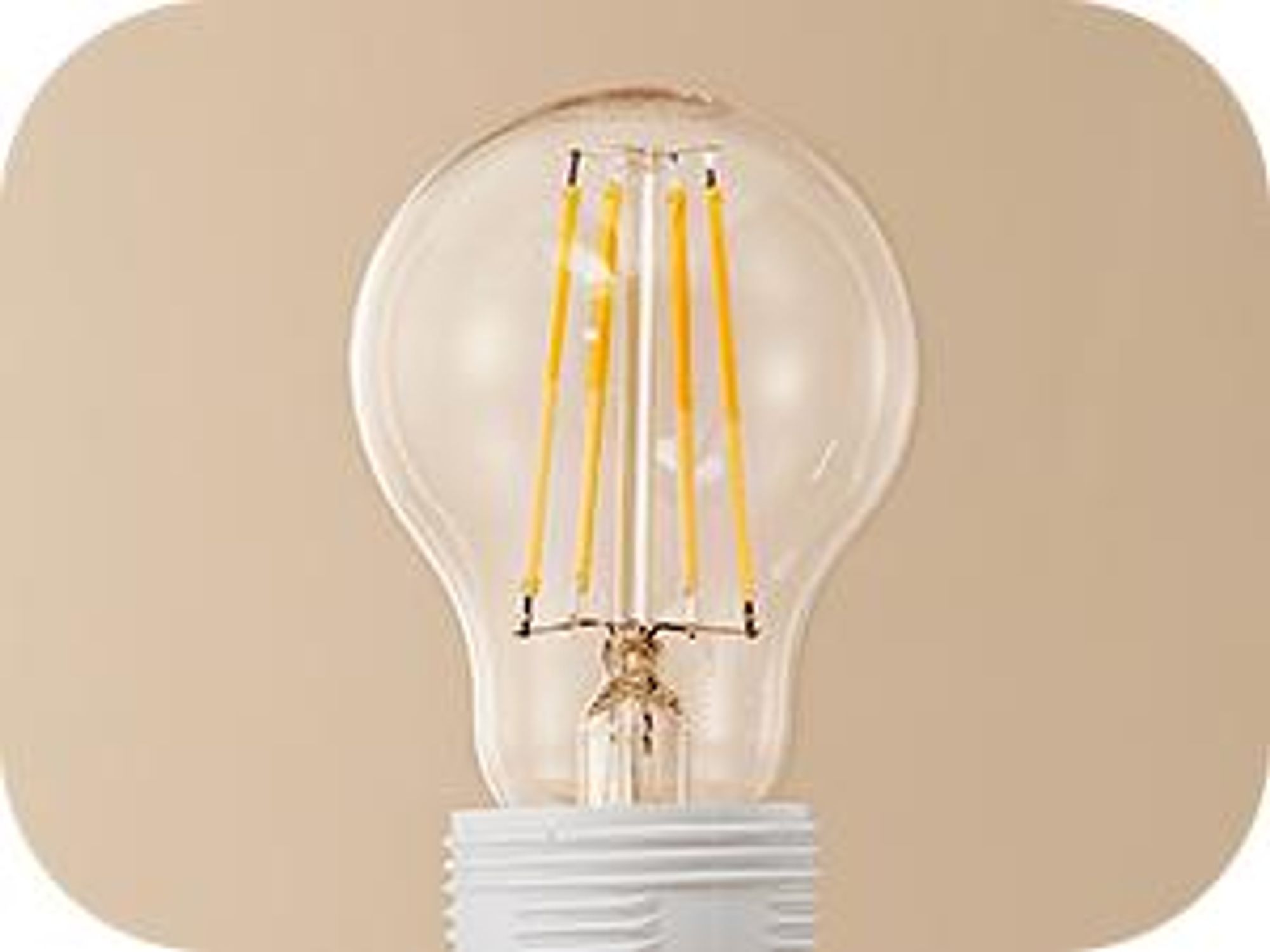 EDISHINE Stehlampe Wohnzimmer, Baumwoll-Leinenschirm, Retro, 2700K, Beige, Inkl. LED-Glühbirne, E27-Fassung, Metallgestell, Fußschalter