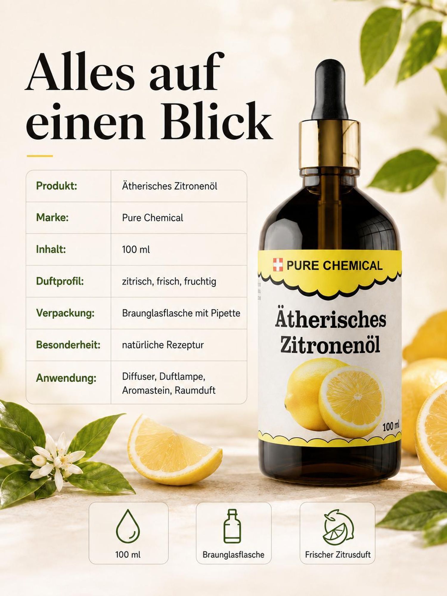 Alles auf einen blick Ätherisches Zitronenöl