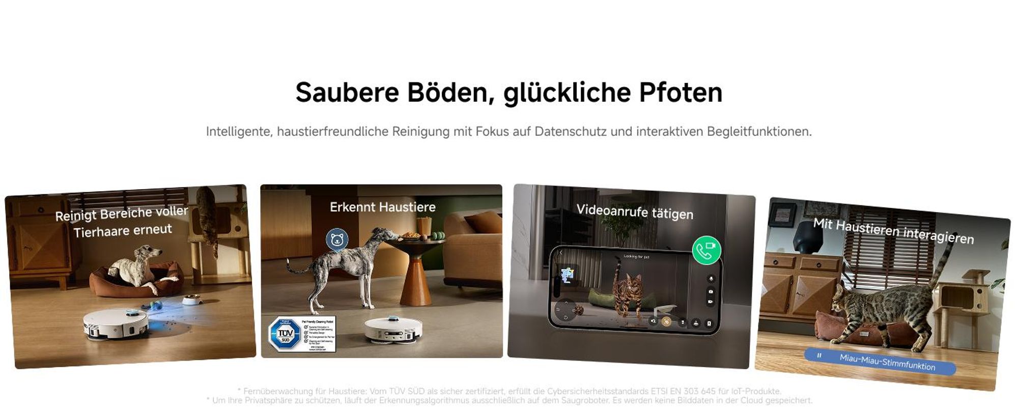 DREAME X60 Pro Ultra Complete Saug- und Wischroboter mit Wischfunktion,42KPa,DuoBrush 2.0,KI Omni 3.0,10cm Anhebung,100°C Wischmopp,100% Entwirrung