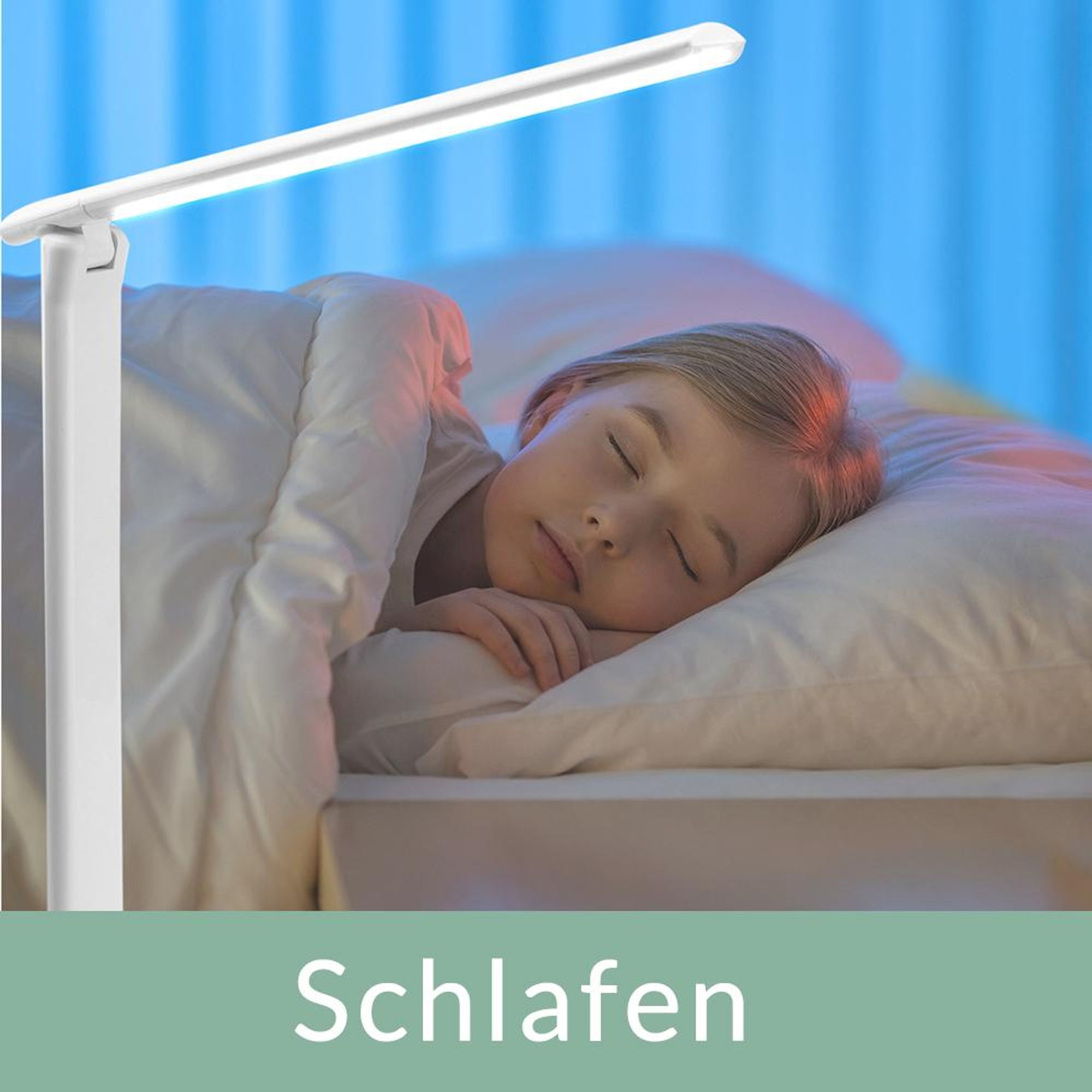 MONZANA® LED Schreibtischlampe USB Anschluss 3 Farb- 5 Helligkeitsstufen Touch Dimmbar Ladefunktion Tischlampe Büro Nachttischlampe Warmes Licht Weiß