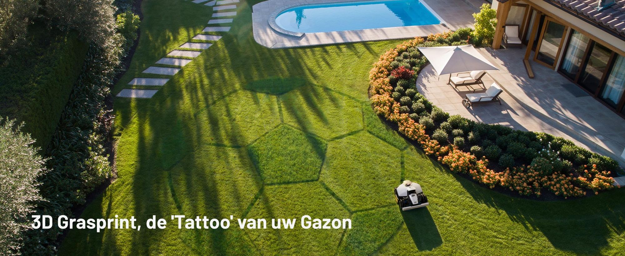 Robotmaaier Mammotion LUBA Mini 2 AWD 1000 met garage en wasstandaard, zonder kabels, 1000m², maait langs de randen, DropMow, auto-kaartgeneratie, APP