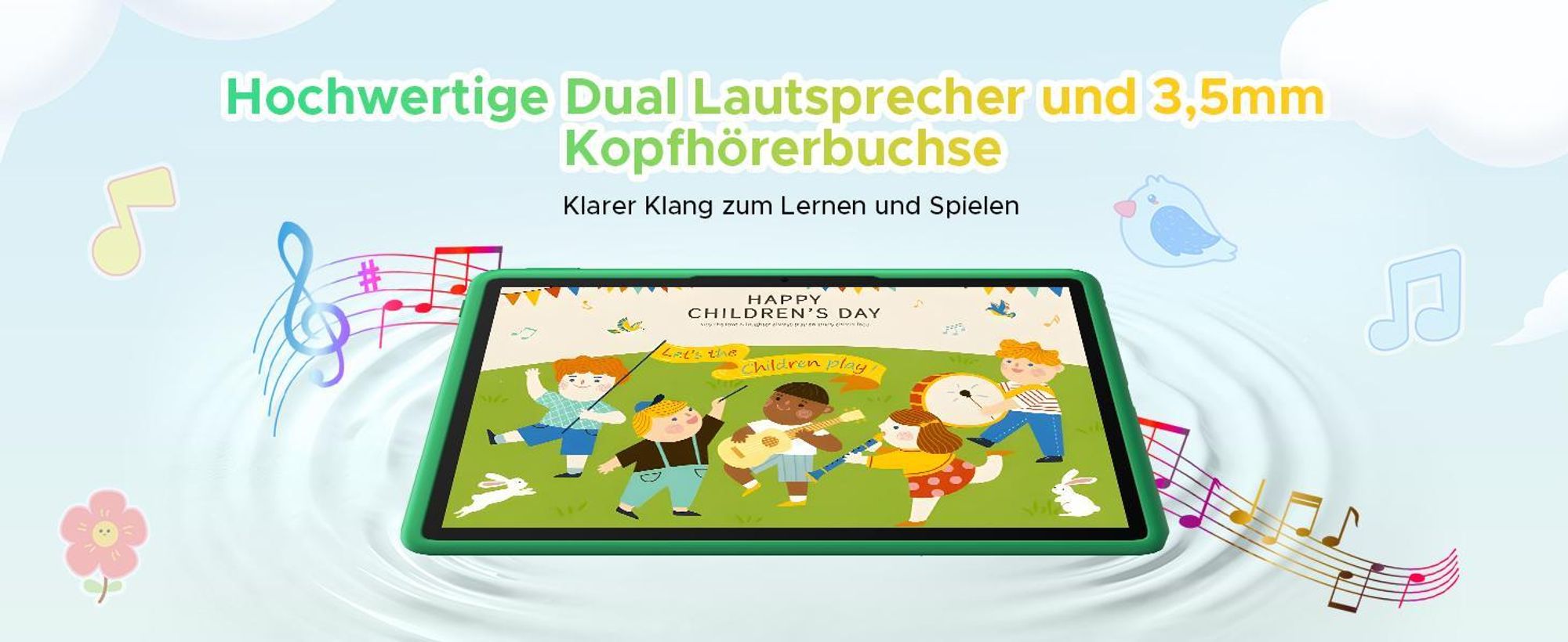 DOOGEE U11Kids 11" Tablet, Android 16,Gemini AI, 24(4+20)GB+128GB/2TB TF, 90Hz,8580mAh,WiFi Tablet für Kind mit Kindgerechte Hülle und Stift