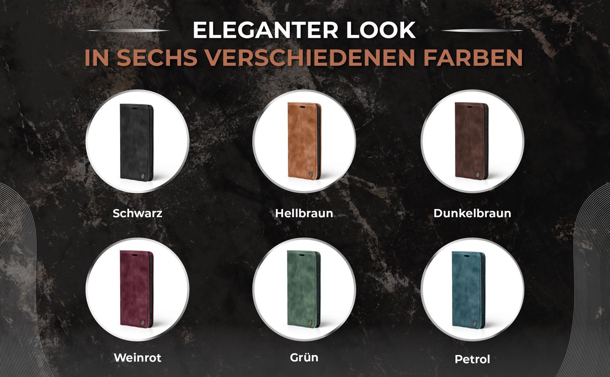 Flip-Hüllen für Apple iPhone 13 Pro in verschiedenen Farben und elegantem Design