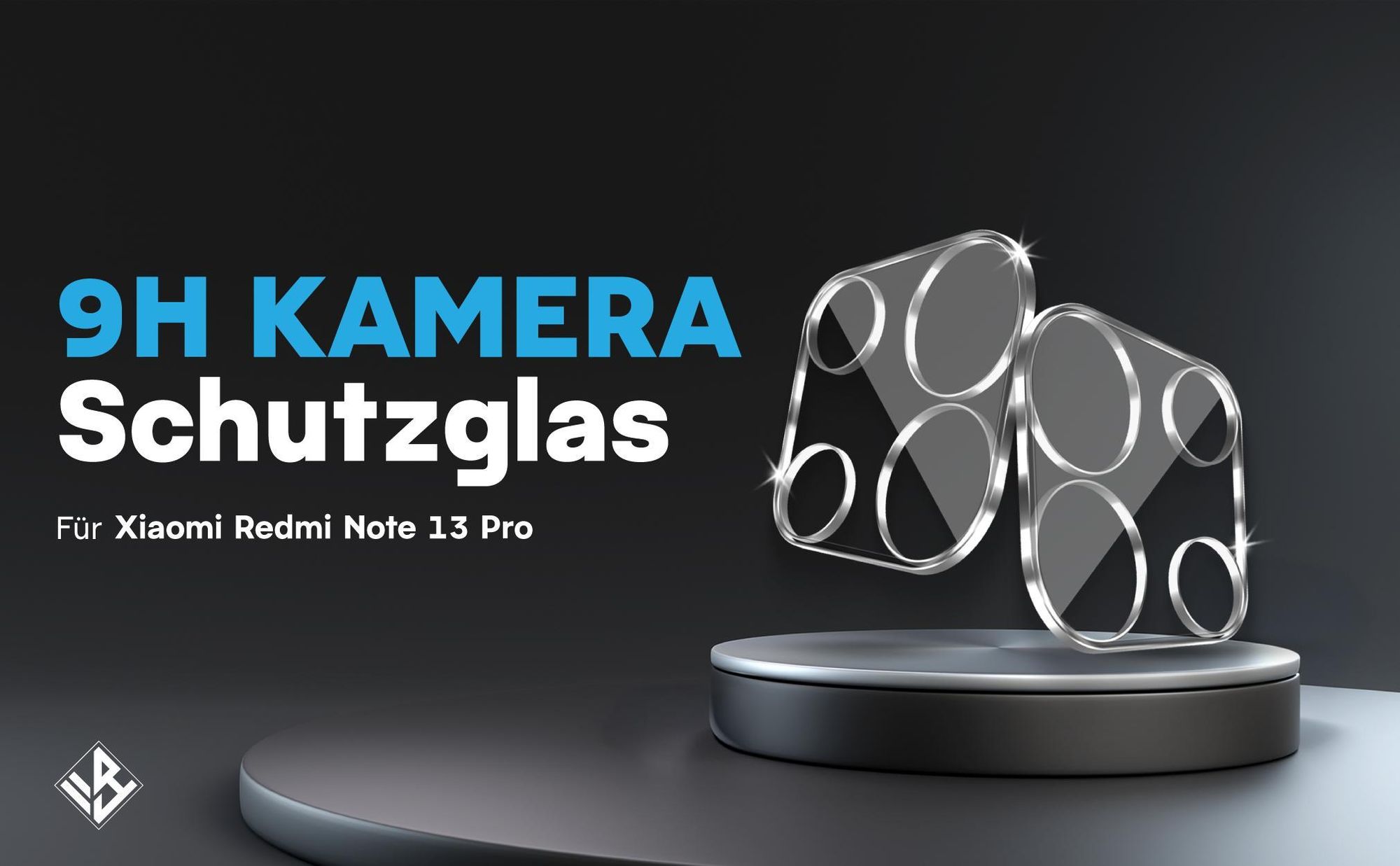 2er Set Kameraschutzglas für Xiaomi Redmi Note 13 Pro in 9H Härte
