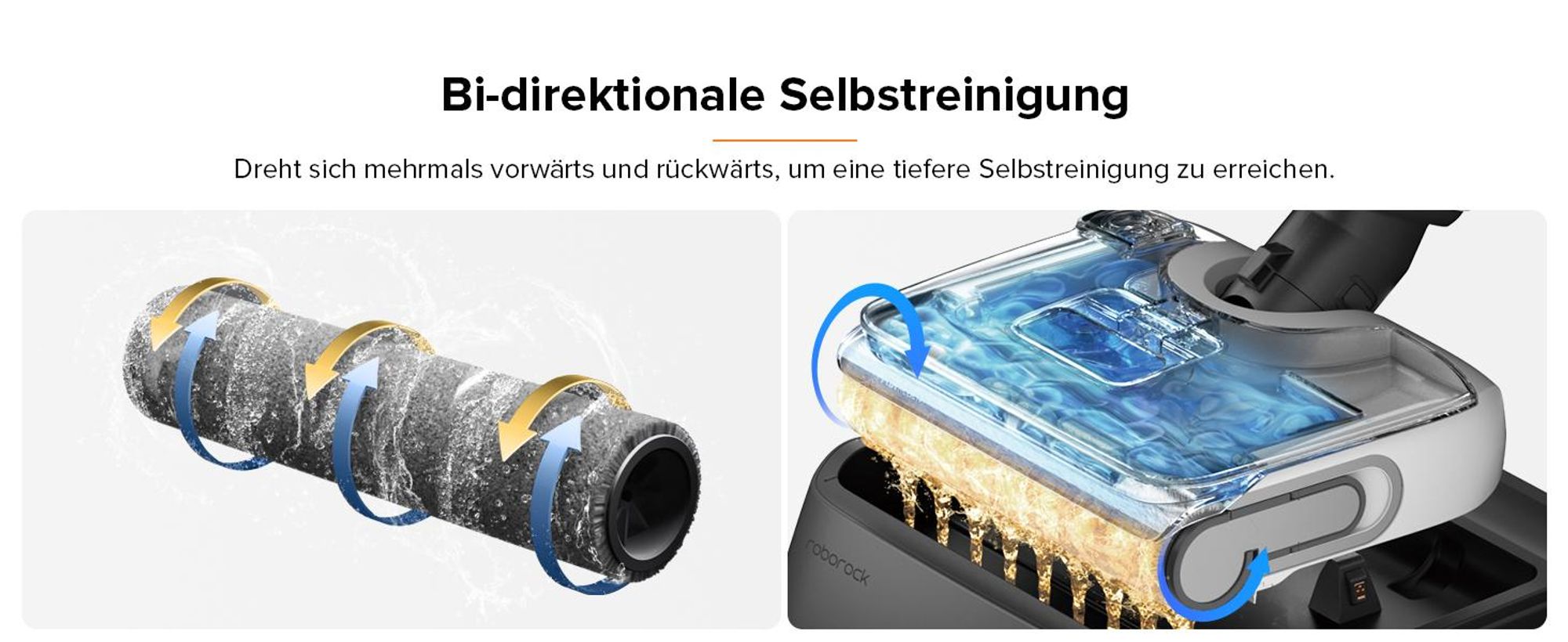 Roborock F25 LT Nass-Trocken-Sauger 20000 Pa, 90°C Hochtemperatur-Selbstreinigung & und schnelle Heißlufttrocknung, 180° flachliegende