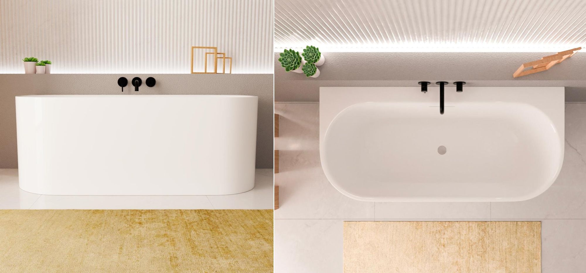 Badewanne Vigoo Wall