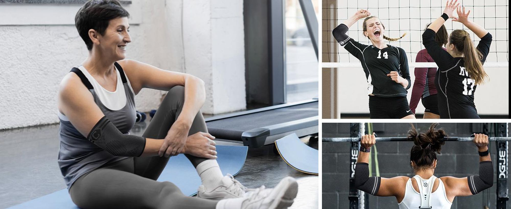 CAMBIVO Ellenbogenbandage x2, Tennisarm bandage für Damen Herren, Arm Bandage Ellenbogen geeignet Arthritis, Sehnenentzündung, Ellenbogenschoner für Sport, Golferarm und Tennisarm Armbandage