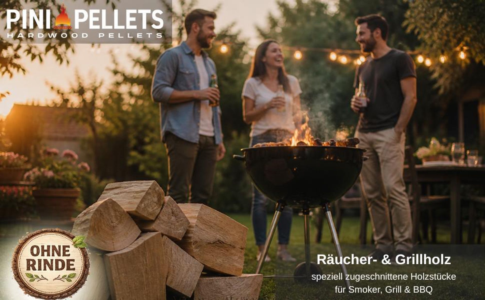 Buchenholz zum Räuchern und Grillen ist ein echter Klassiker für Räucheröfen und Grills.