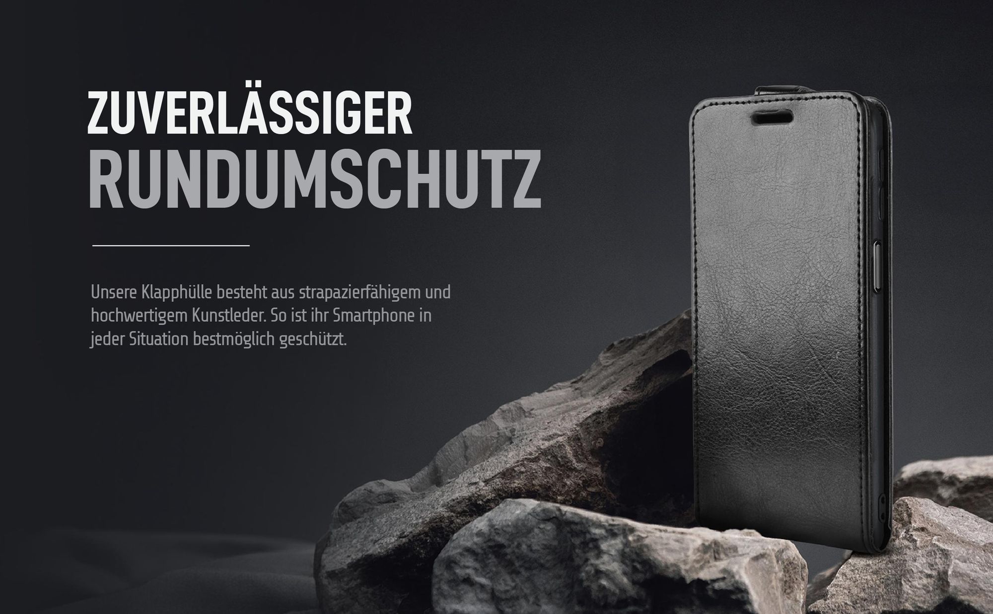 Smartphone Hülle in Schwarz für Samsung Galaxy A22 mit 360 Grad Schutz