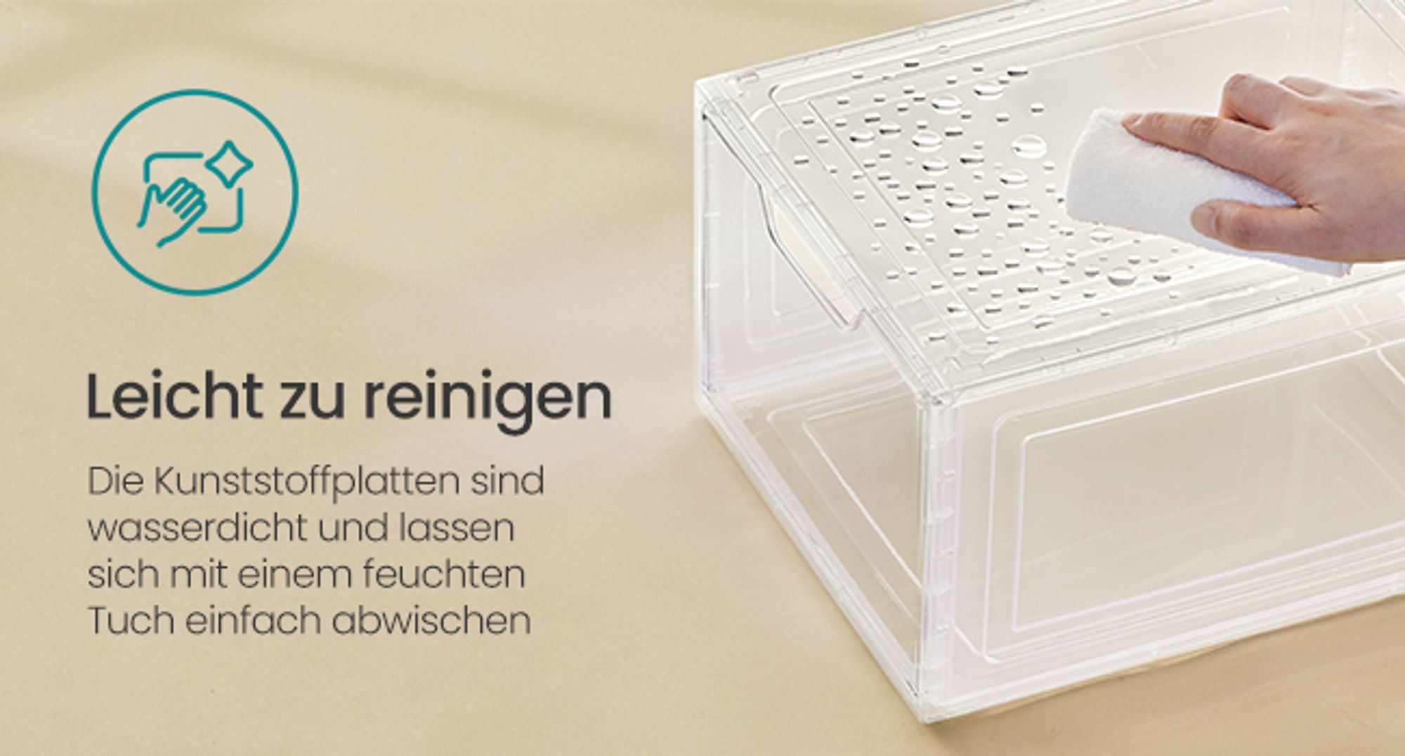 SONGMICS Schuhboxen  Schuh-Organizer mit Tür 12er Set stapelbar bis Größe 45 schwarz