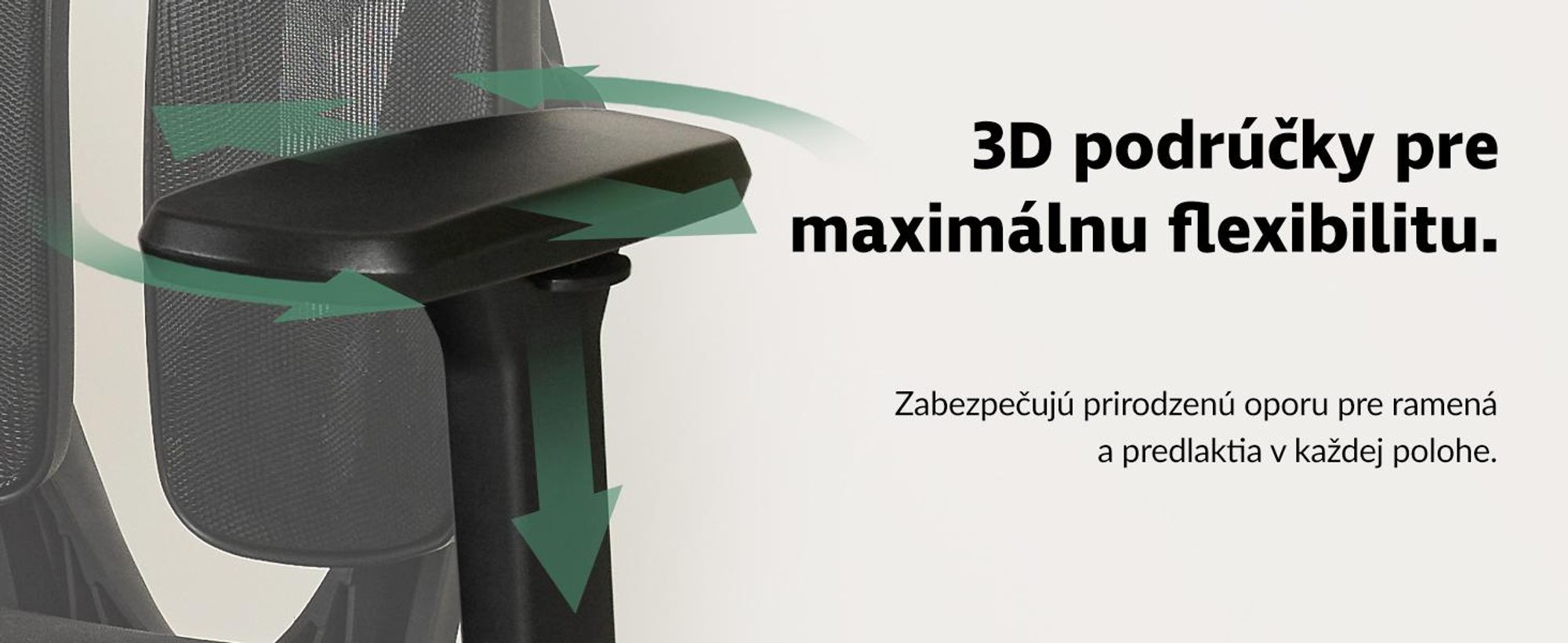 Ergonomické kreslo Naxes – Čierne