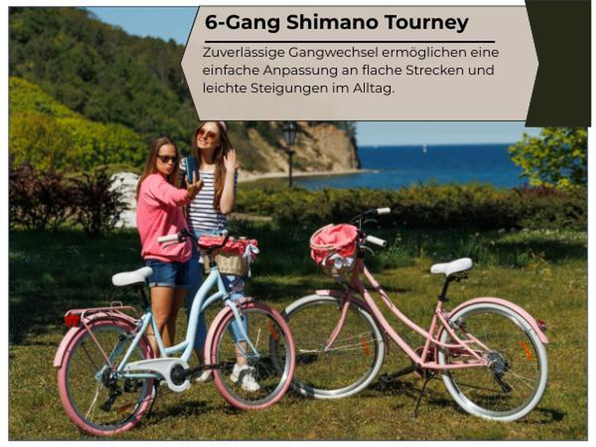 6-Gang Shimano Antrieb