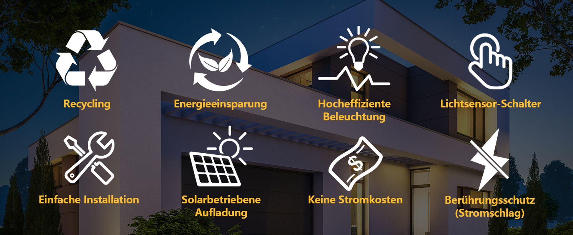 ZMH Solarlampen für Außen 2ER Solar Wandleuchte Aussen Wand LED 2 Modi Außenwandleuchten 3000K Warmweiß Solarwandleuchten Wasserdichte Solarleuchte Beleuchtung für Zaun Terrasse Balkon Garten