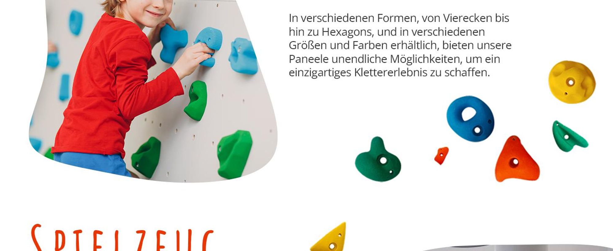 Create for you® - Kletterwand, 6x Wandpaneel 86x75 cm, 30 Bunten Klettergriffen, Heimklettergerüst, Fitnessgeräte für Zuhause, Kletterspielzeug Kinder