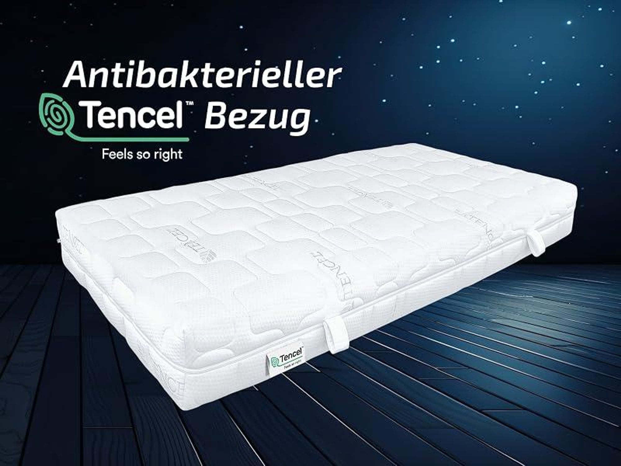 Lyocell Bezug Hygiene, Hautfreundlich und Feuchtigkeitsregulierend