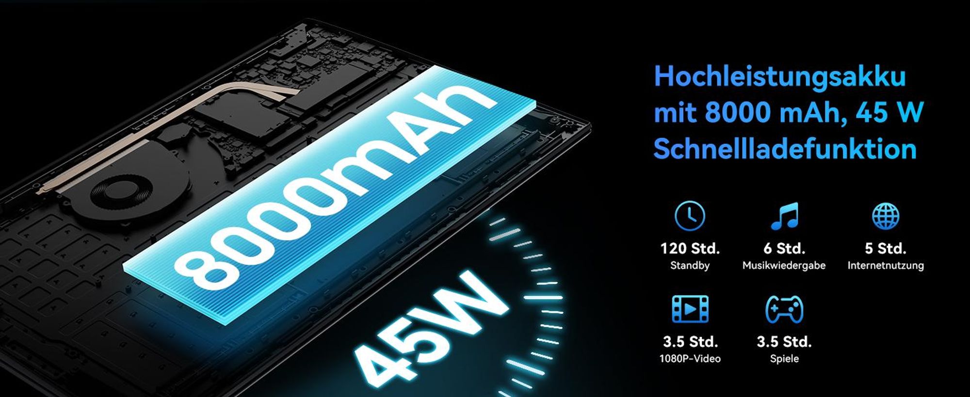 Blackview AceBook 10 18,5" FHD IPS Laptop mit 180&deg; Display & Blaulichtfilter - Intel N150, 16GB DDR4, 512GB SSD, 60,8Wh Akku, Win 11 Pro