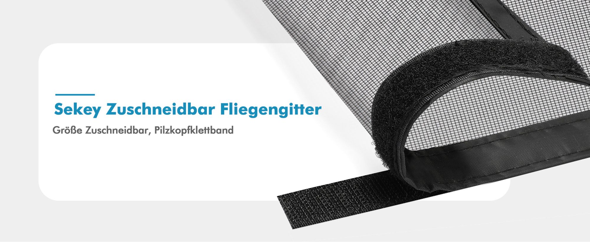 Sekey Magnet Insektenschutz 150x200cm,Flexible Breite,Zuschneidbares Fliegengitter Balkontür & Terrassentür,Kinderleichte Klebemontage Ohne Bohren