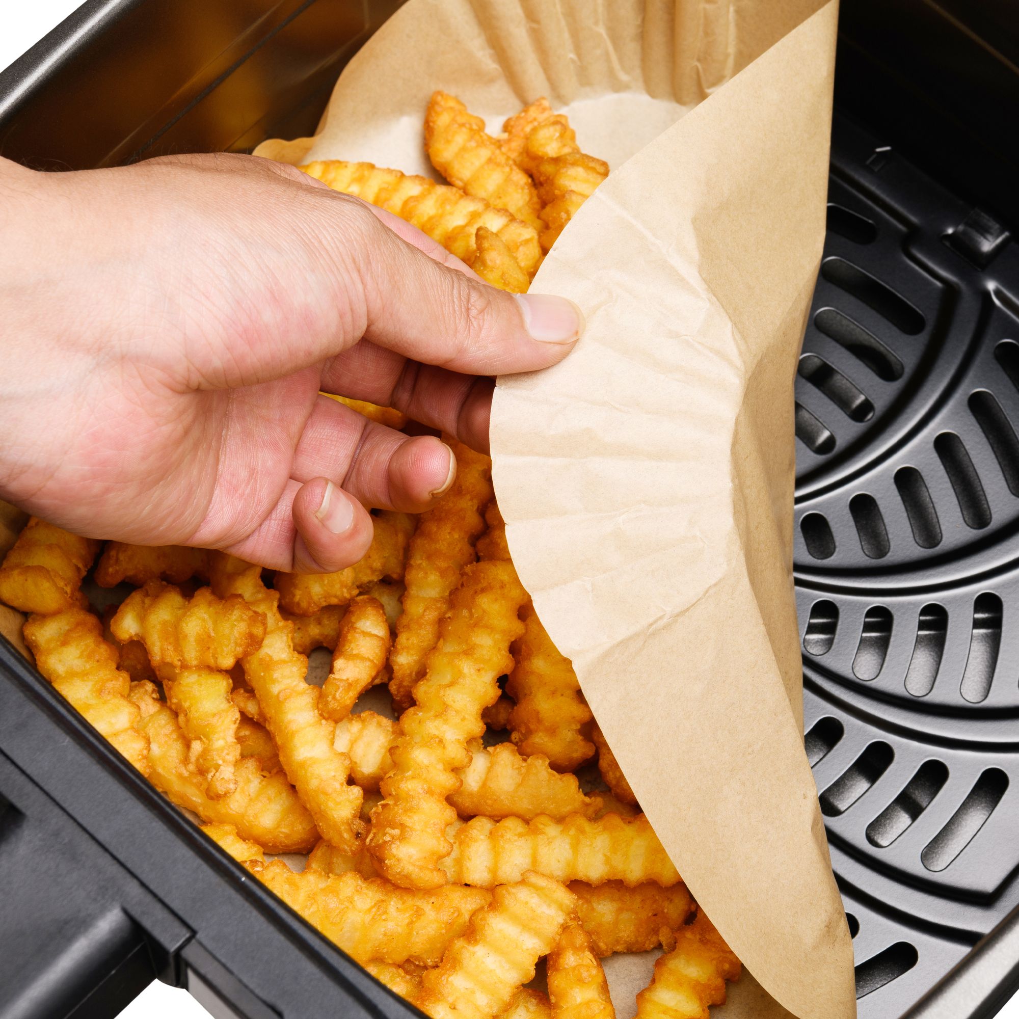 Wkłady do frytkownicy beztłuszczowej Air Fryer papierowe 20 cm x 20 cm 100 szt.
