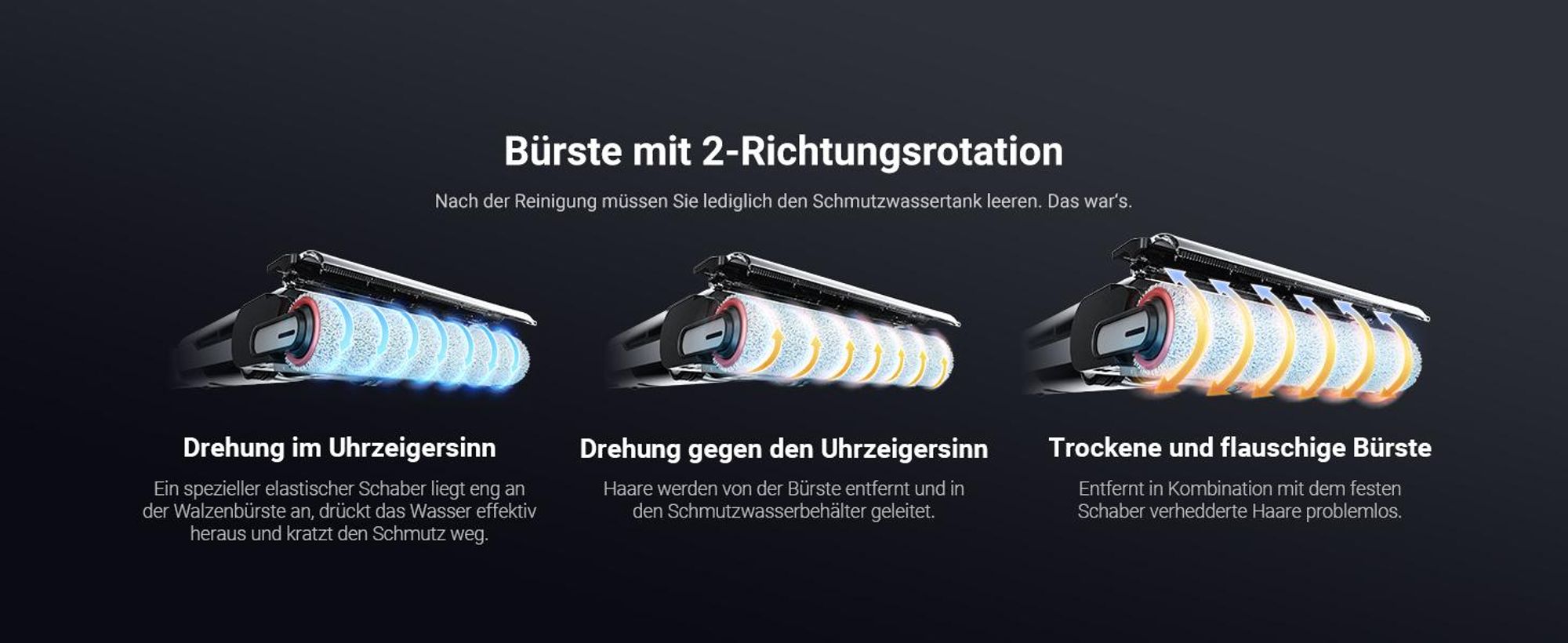 Dreame H14 Pro Nass- und Trockensauger 180° Reichweite-intelligente Steuerung, mühelose Reinigung